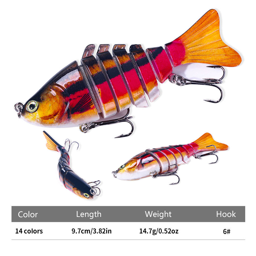 Lure 10CM Multi-section Fish Lure Hard Bait Bait