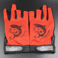 3 colors summer fishing gloves