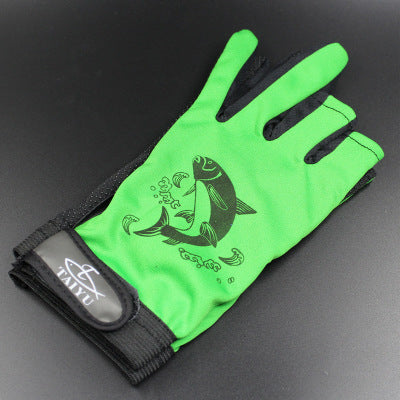 3 colors summer fishing gloves